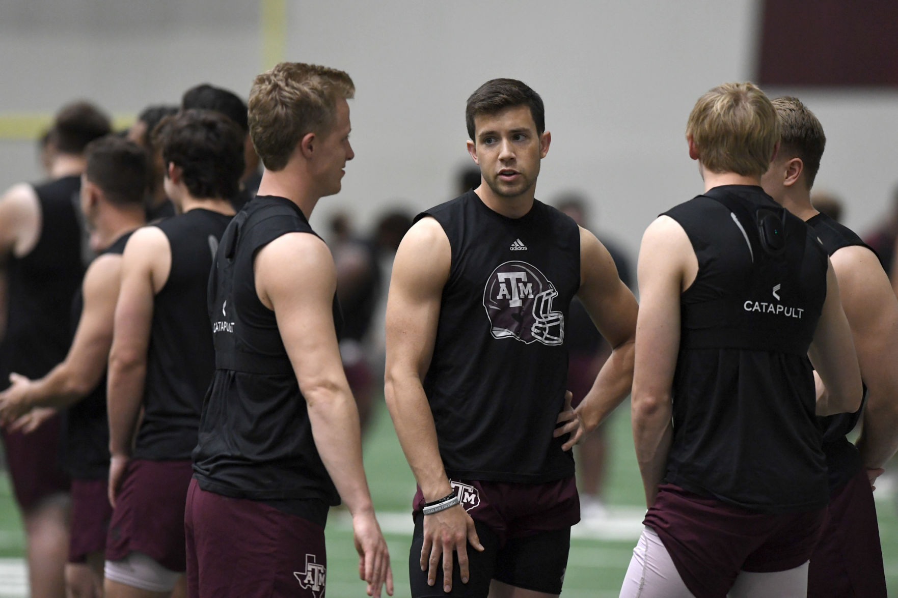 Texas A&M spring football drills